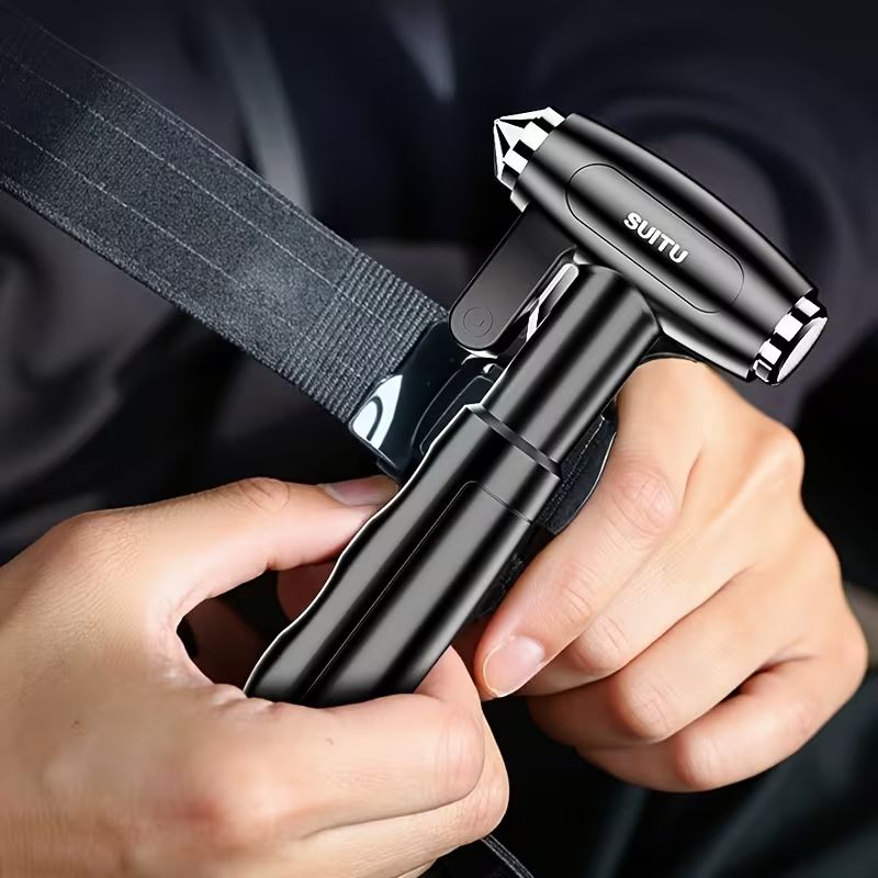 Emergency Seatbelt Cutter & Window Breaker Tool